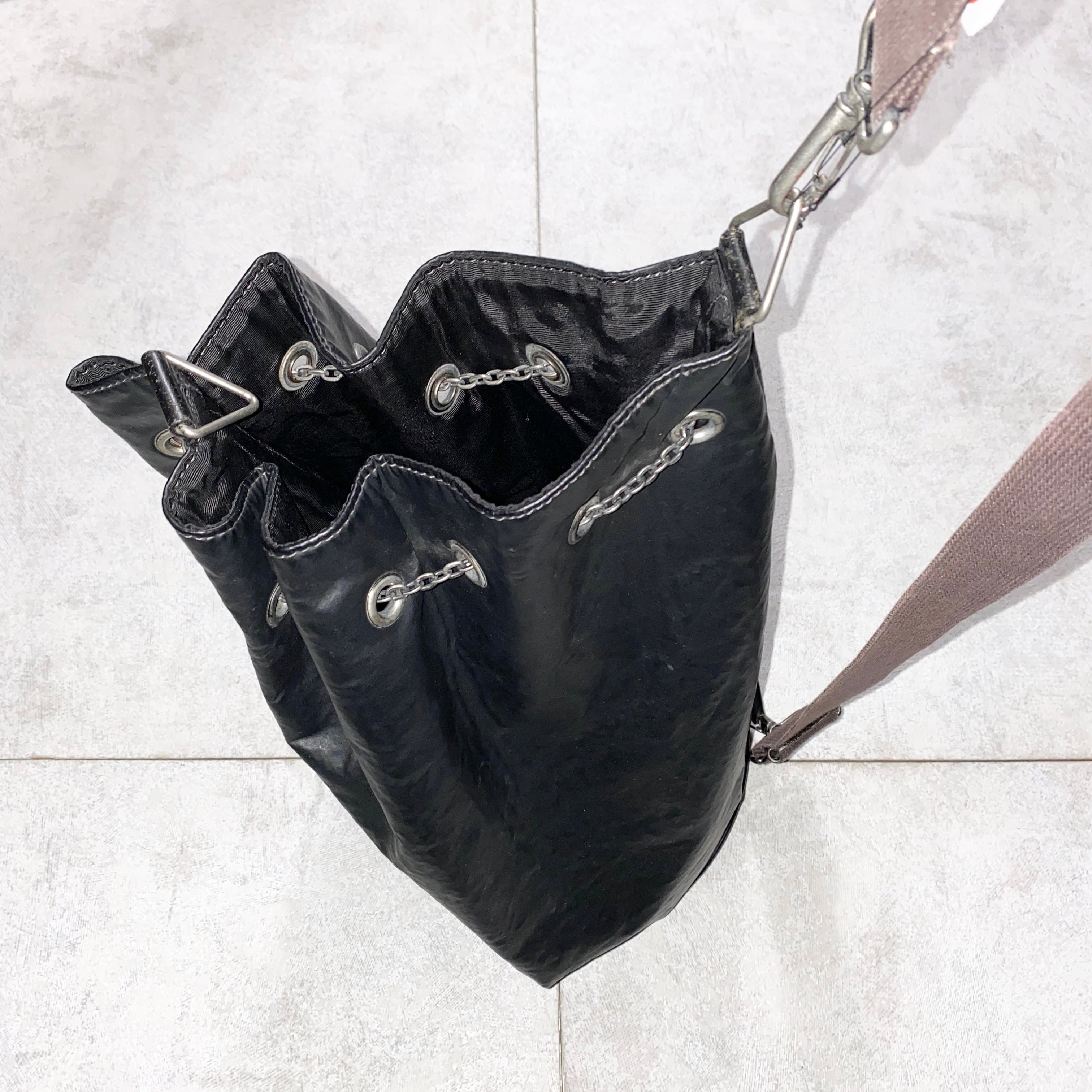 JEAN PAUL GAULTIER HOMME leather one-shoulder bag | NOIR ONLINE