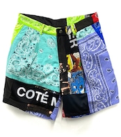COTEMER HALF PANTS BAND TShirts × PAISLEY 【HalfPT01】