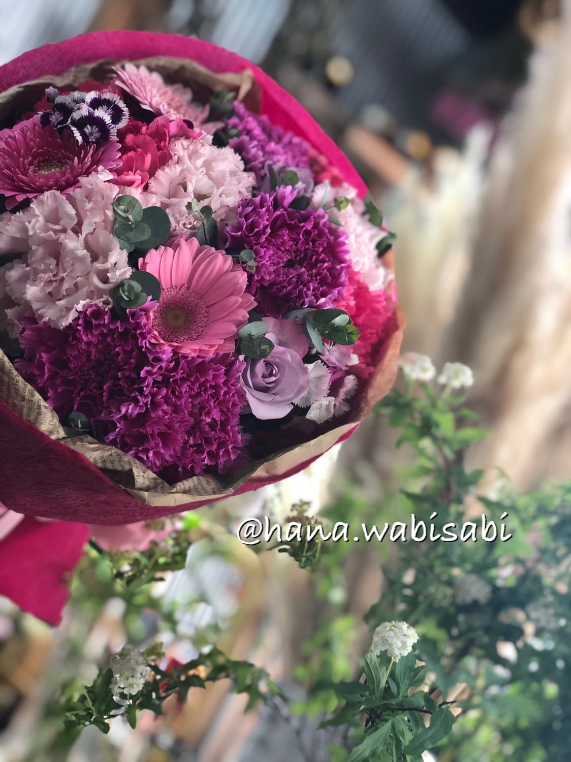 生花☆コロンとかわいいブーケ♪ Sサイズ 4800円 | 花職人 和び咲び