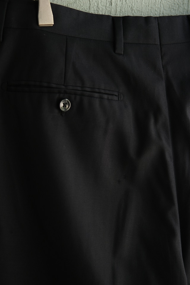 Utah/"BARONI" wool slack pants/navy