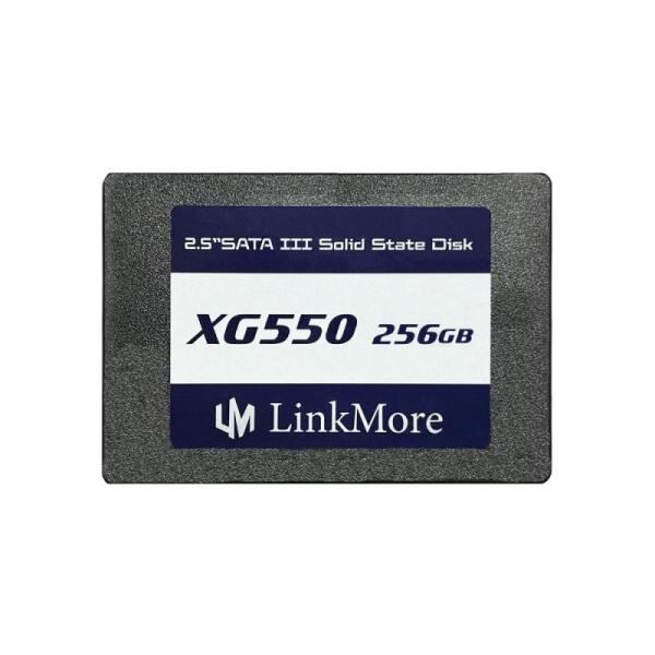 LinkMore XG550 256GB 2.5インチ 内蔵SSD SATAIII 6Gb/s (読込最大