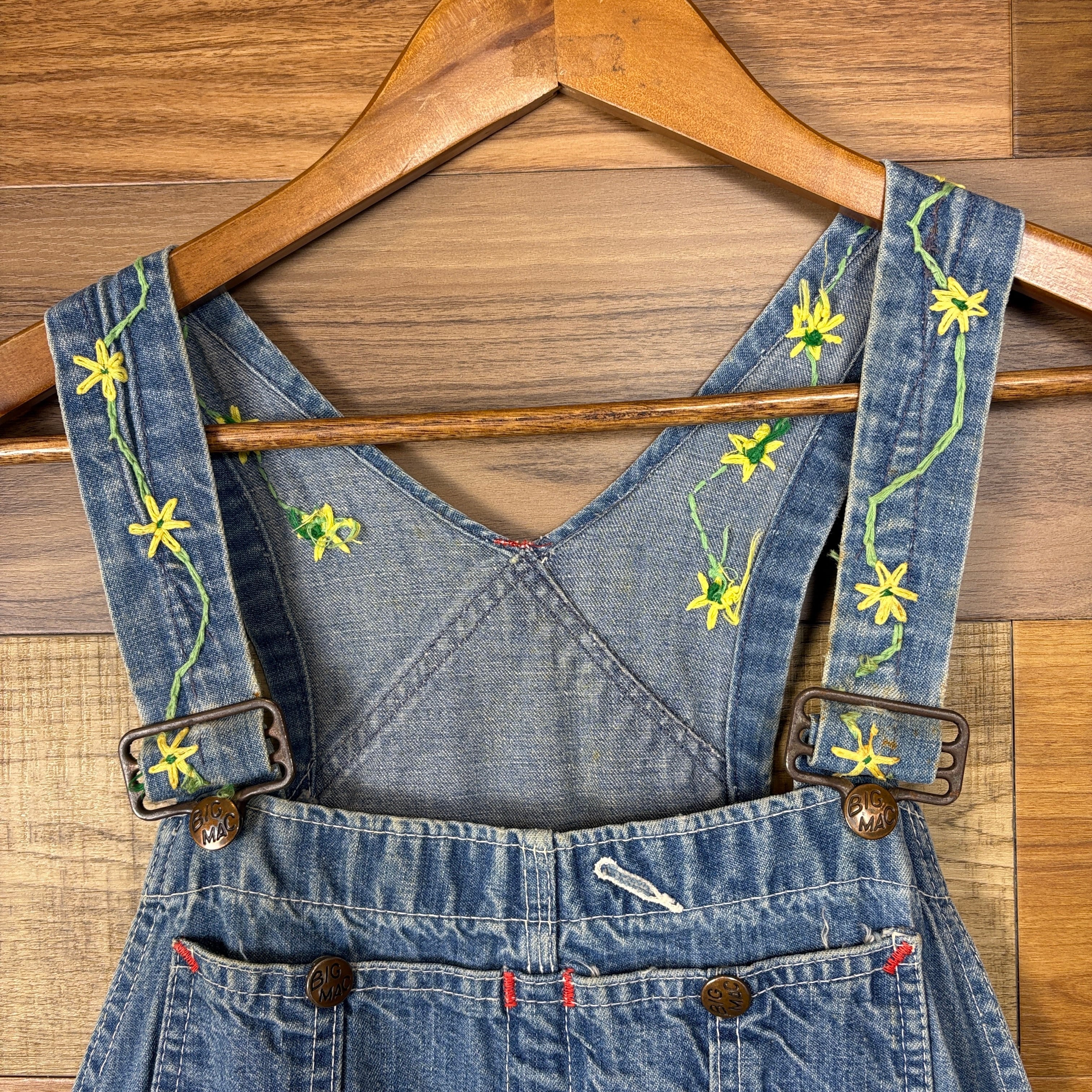 ヒッピースタイル ハンド刺繍 カスタム 70s BIG MAC ビッグマック