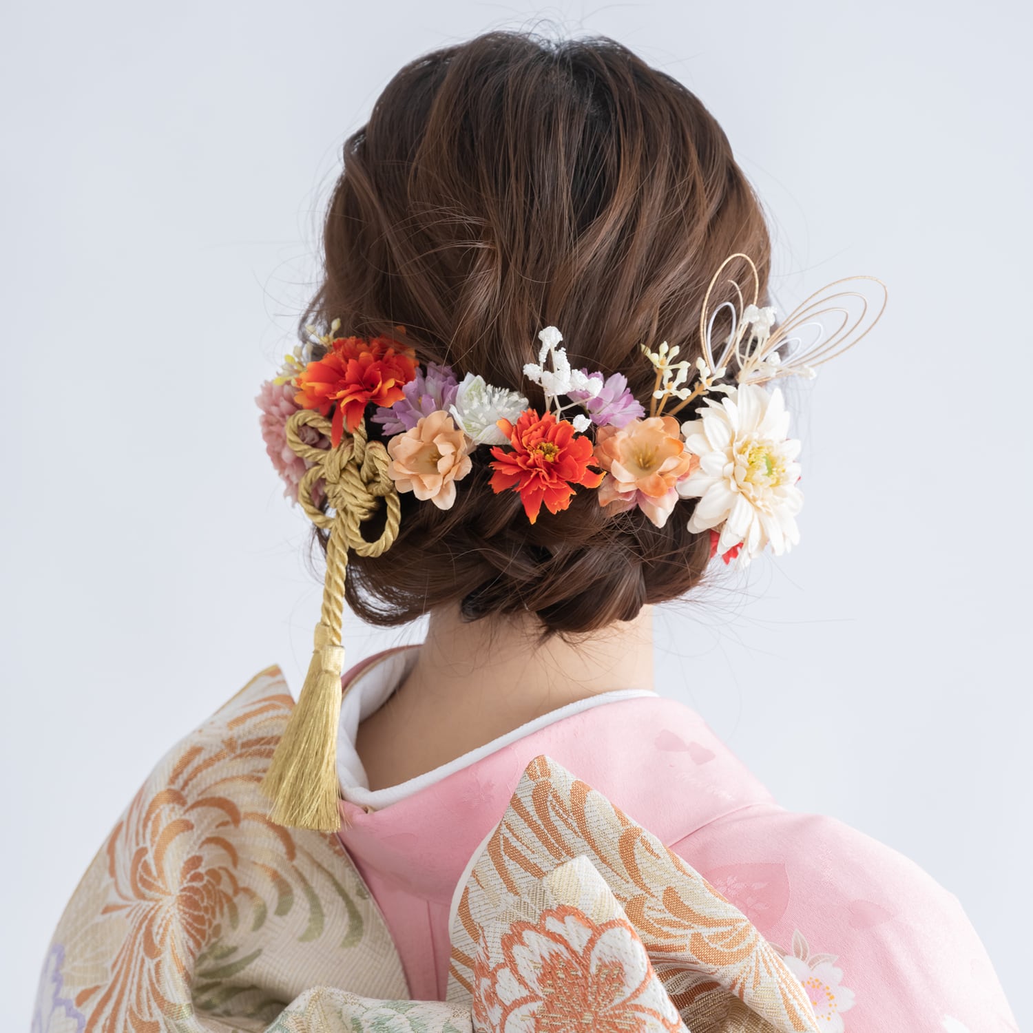 成人式 髪飾り 和装 振袖 ヘッドドレス 卒業式 袴 造花 ドライフラワー