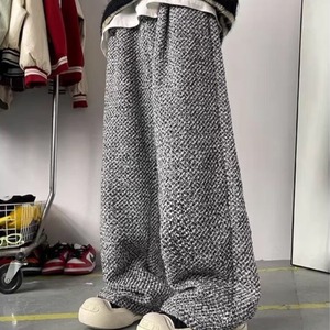 ドネガルツイードワイドパンツ bt1316【韓国メンズファッション】
