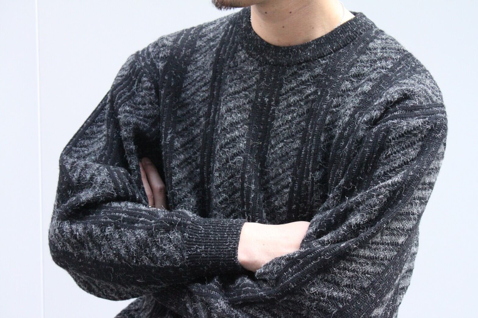 80s (82~89) ISSEY MIYAKE Wool Knit 筆タグ | VOLAR