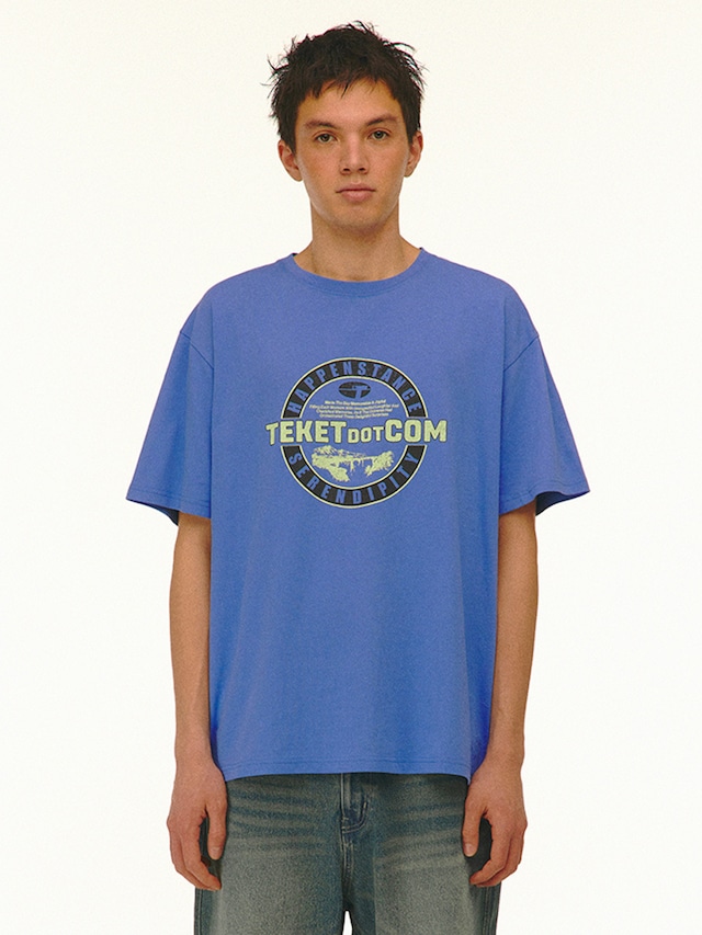 [teket] Lucky Tee Blue 正規品 韓国ブランド 韓国ファッション 韓国代行 日本 店舗 テケット