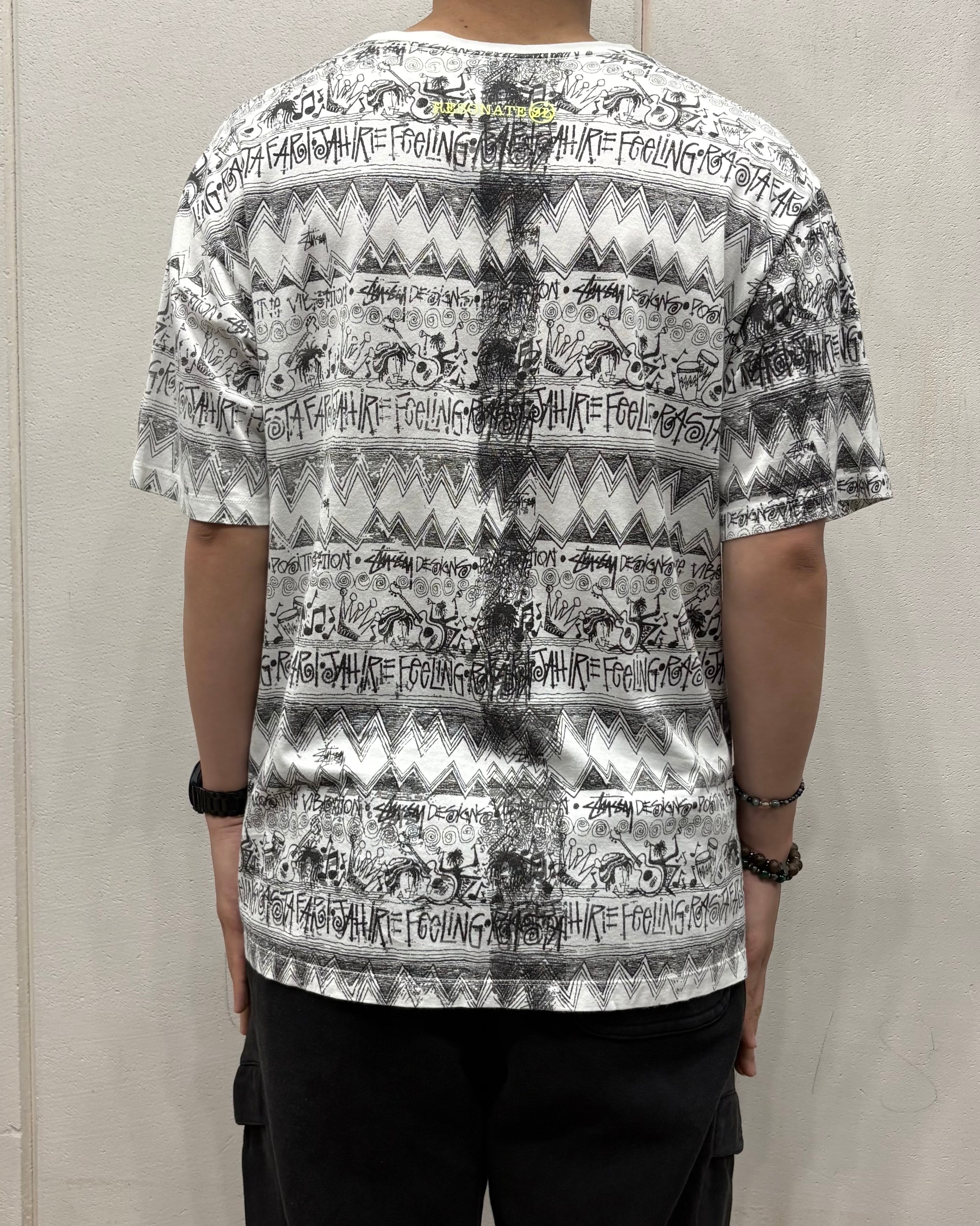 00's old stussy × RESONATE GOOD ENOUGH Tom Tom Tee “総柄