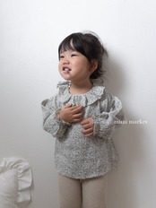 【取寄/韓国直送】mimimarket 26/AU フリルカラーブラウス｜秋服｜韓国子供服