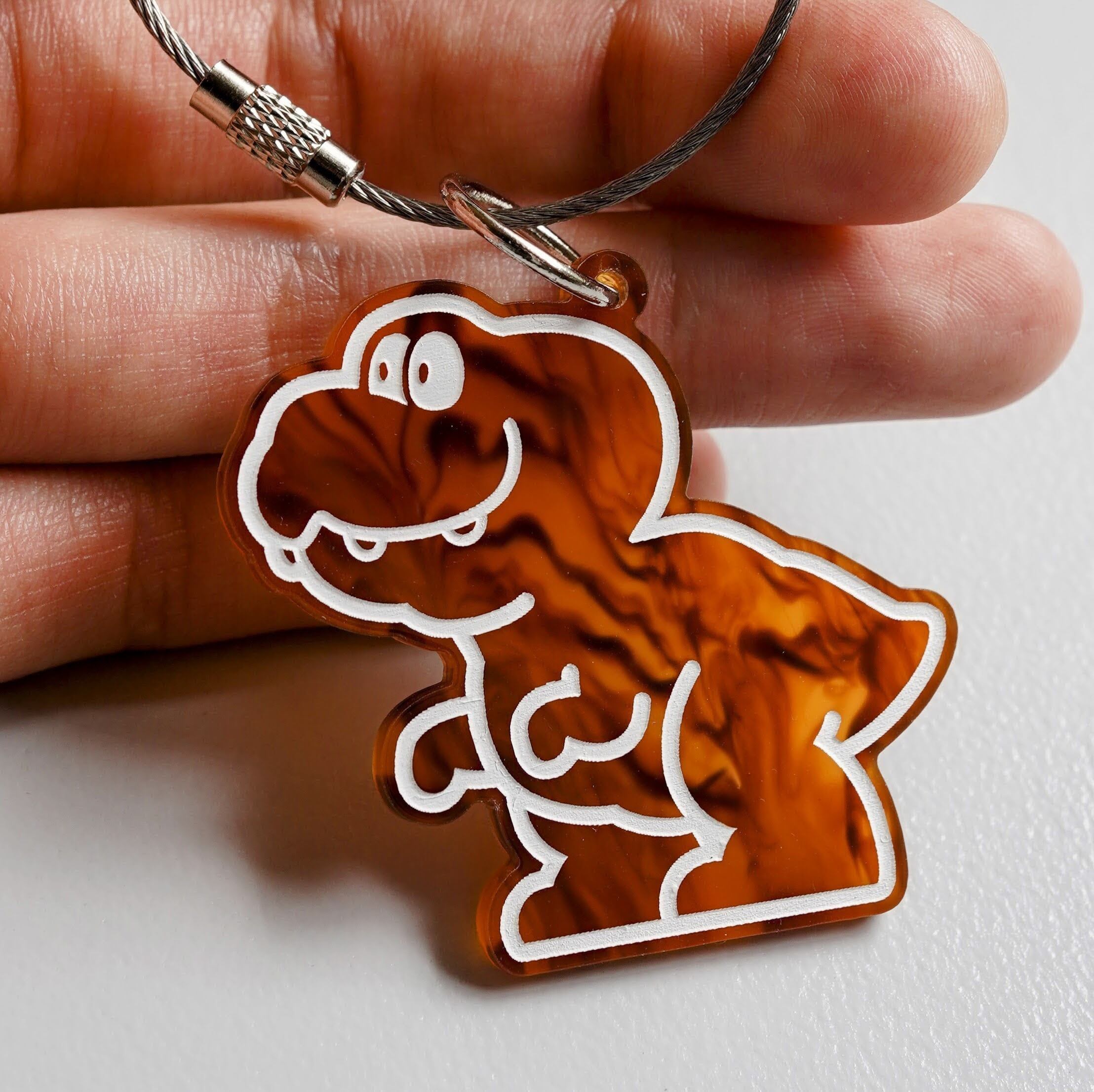 Acrylic Keychain / Tiny Rex | MONKEY CRAB