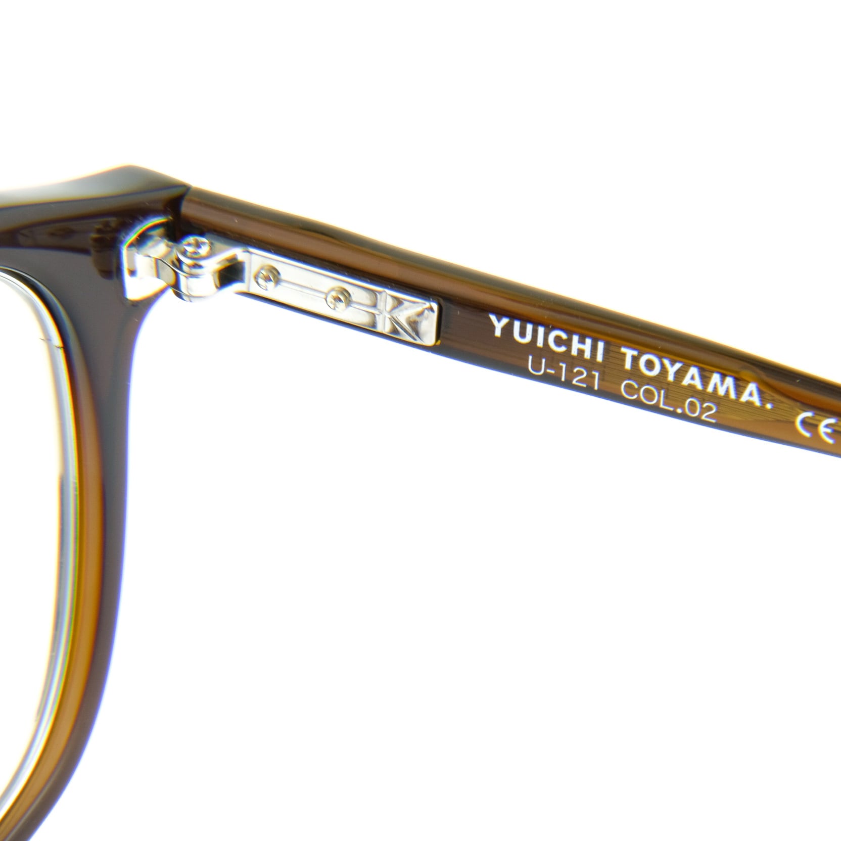 YUICHI TOYAMA ユウイチトヤマ メガネ U-121/BROWN SILVER | livra eyewear