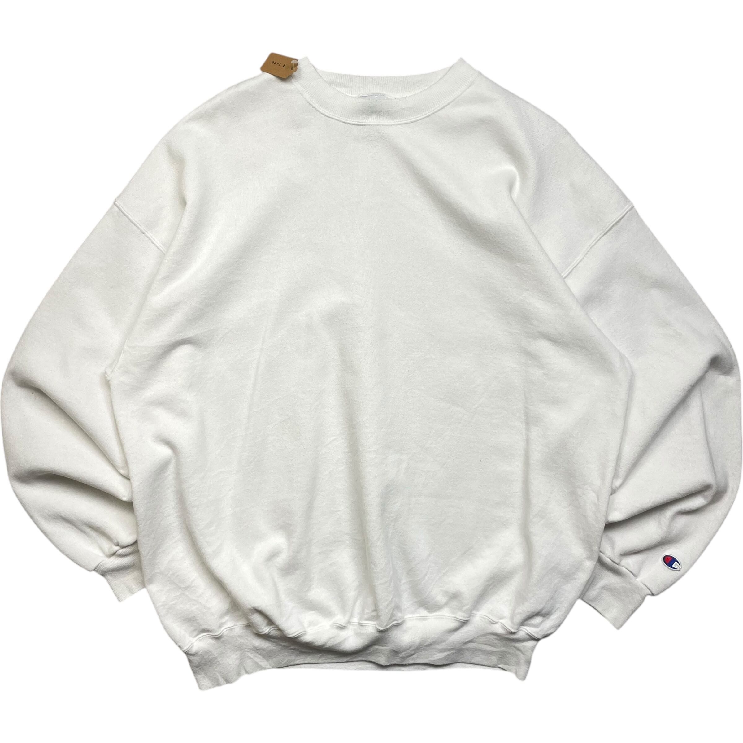 《XXL》champion チャンピオン スウェット 無地 ホワイト no.5888