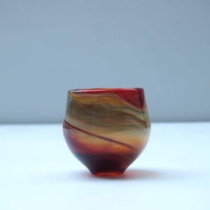 # N-5 中野雄次(ガラス)玲瓏 ぐいのみ B