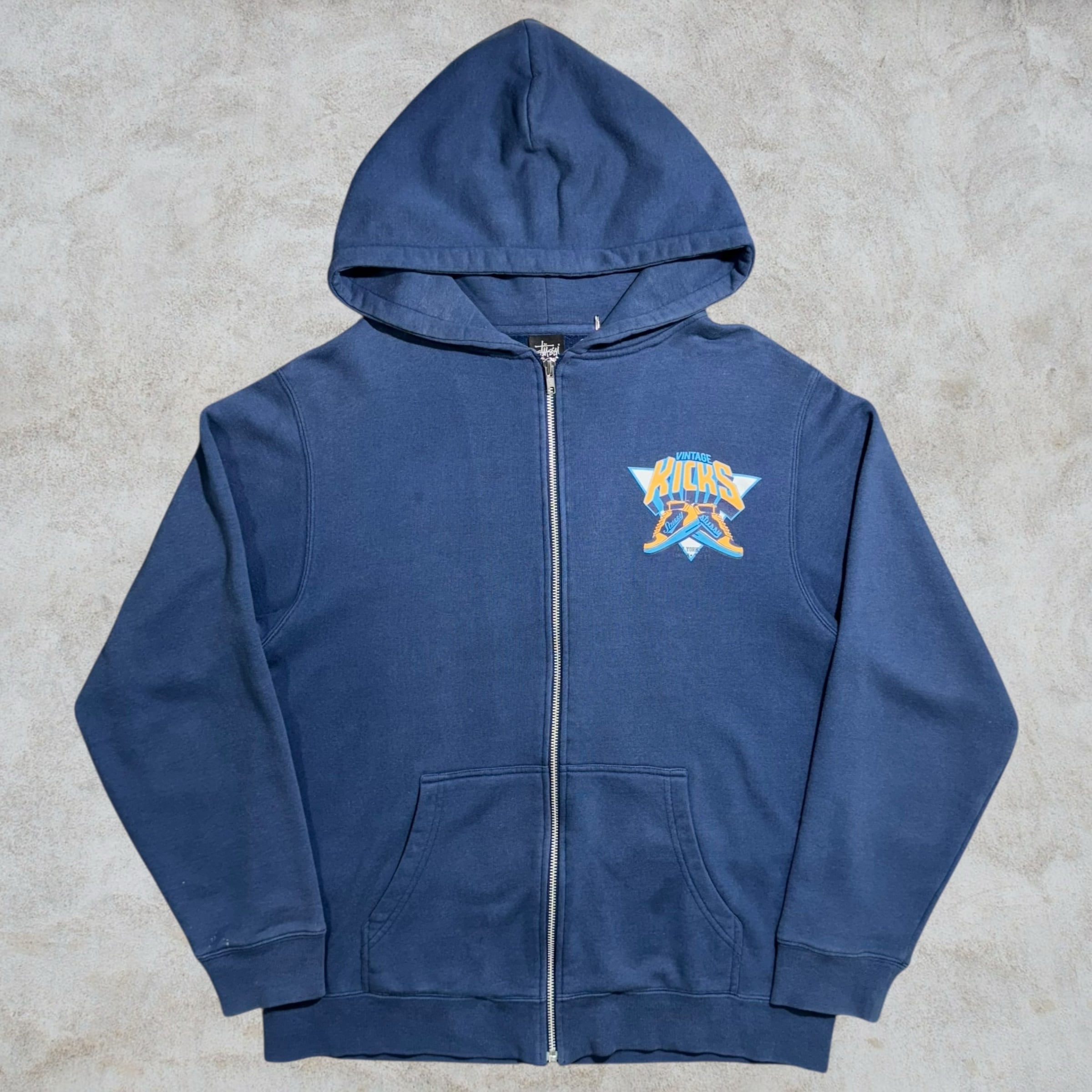 00's old stussy Design Zip Hoodie 【Roots店】 | curb