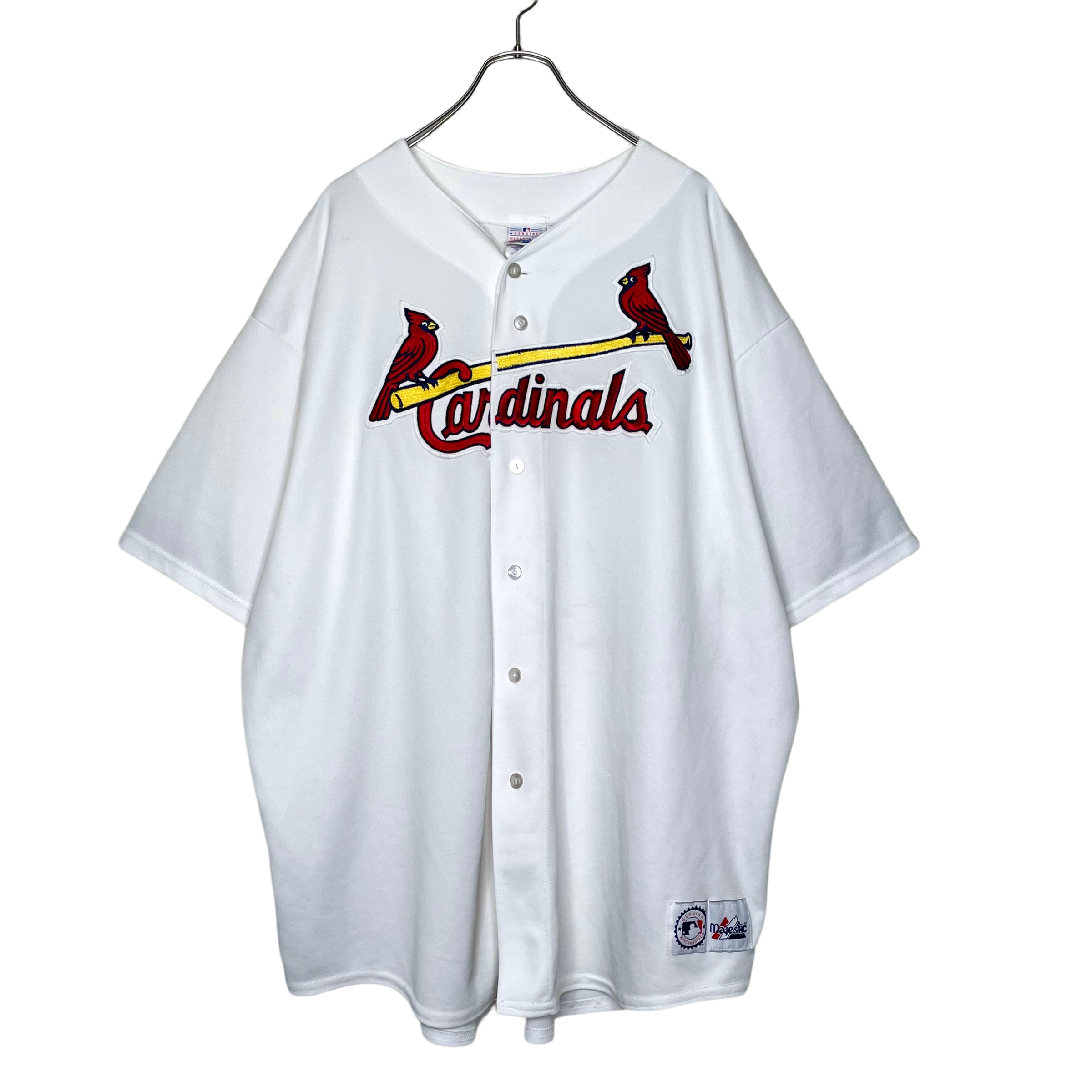 MLB【ドジャース】ベースボールシャツ 3XL 刺繍ワッペン マジェスティック