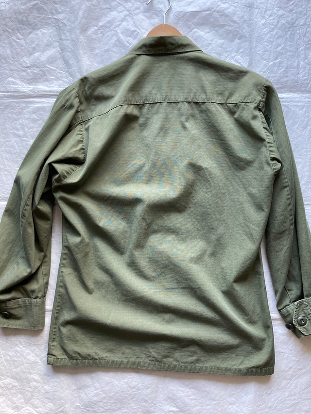 US ARMY ジャングルファティーグ ジャケット 4th 69年製 リップストップ ミリタリー ヴィンテージ古着 XS/Short 画像2