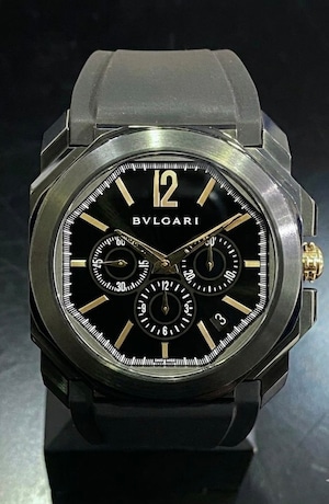 BVLGARI ブルガリ メンズ 腕時計 オクト ウルトラネロ クロノグラフ BGO41BBSVDCH