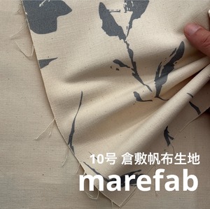 TC469◆80cm◆M◆製作事例あり◆10号倉敷帆布生地◆マレファブ◆花柄