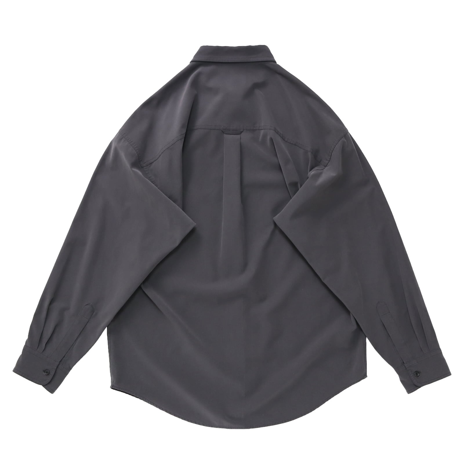 90s CHAPS Ralph Lauren ボタンダウン長袖シャツ グレー メンズL相当