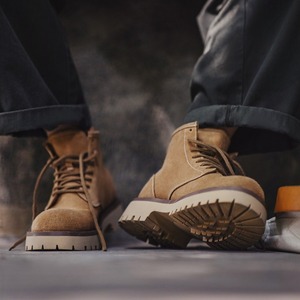 Cow Suede High-Top Ankle Boots / カウ スエード ハイトップ アンクル ブーツ