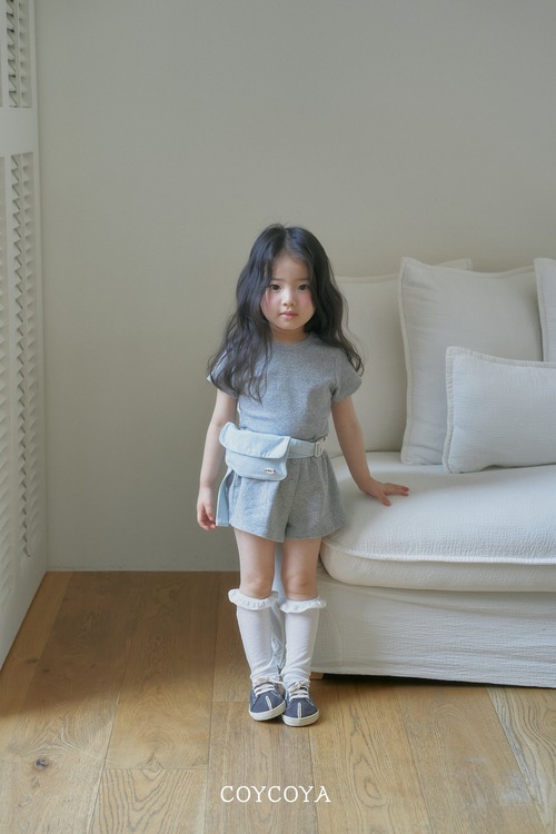[COYCOYA] Plain short-sleeve T-shirt / [코이코야] 플레인반팔T