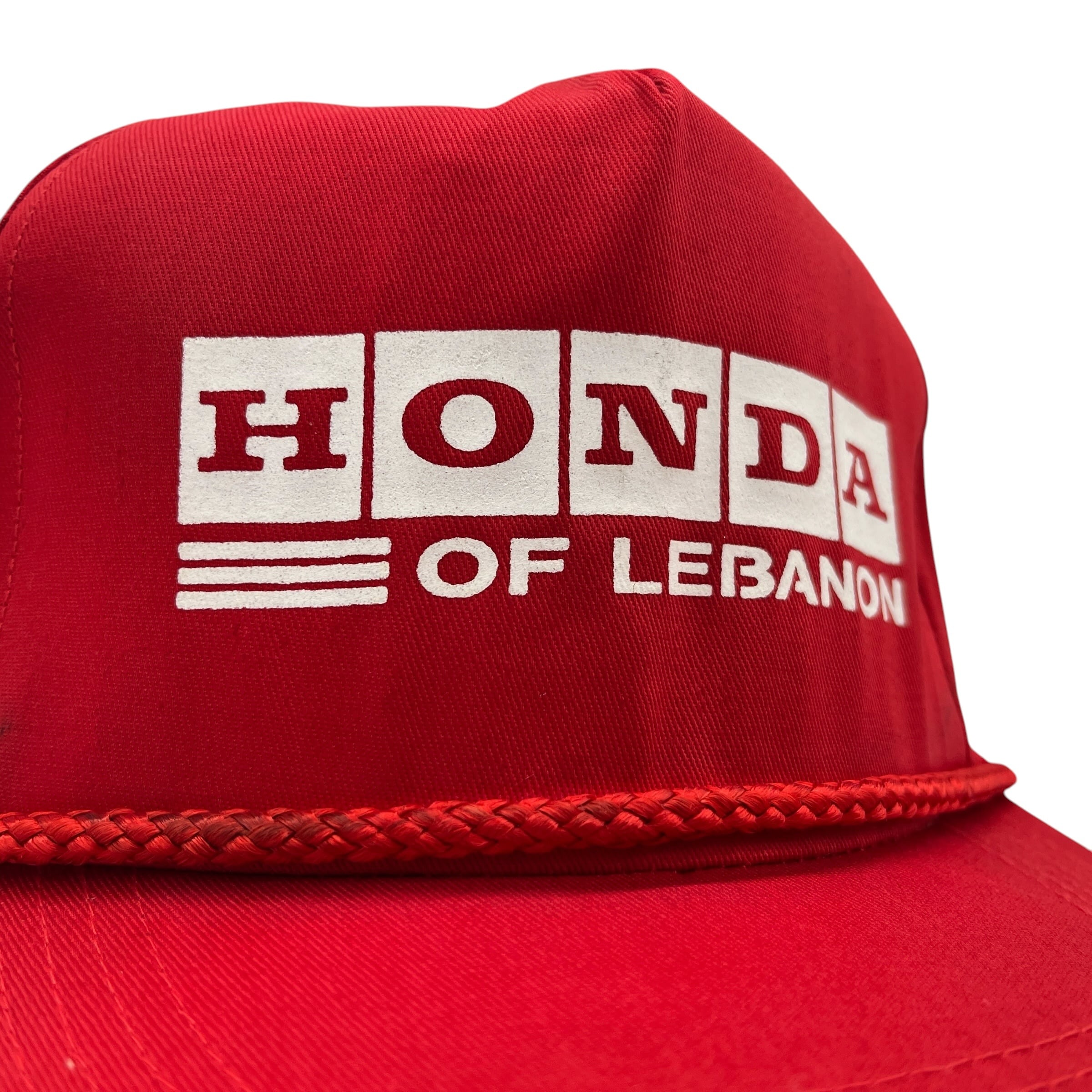 キャップ/帽子】90s HONDA OF LEBANON（ホンダ）ディーラー ビンテージ
