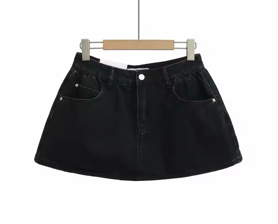 5色】Hight Waist A-Line Mini Skirt within Skort /ハイウエストA