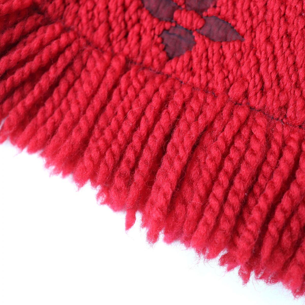 ルイ・ヴィトン 赤 マフラー ウール混紡 【公式通販】