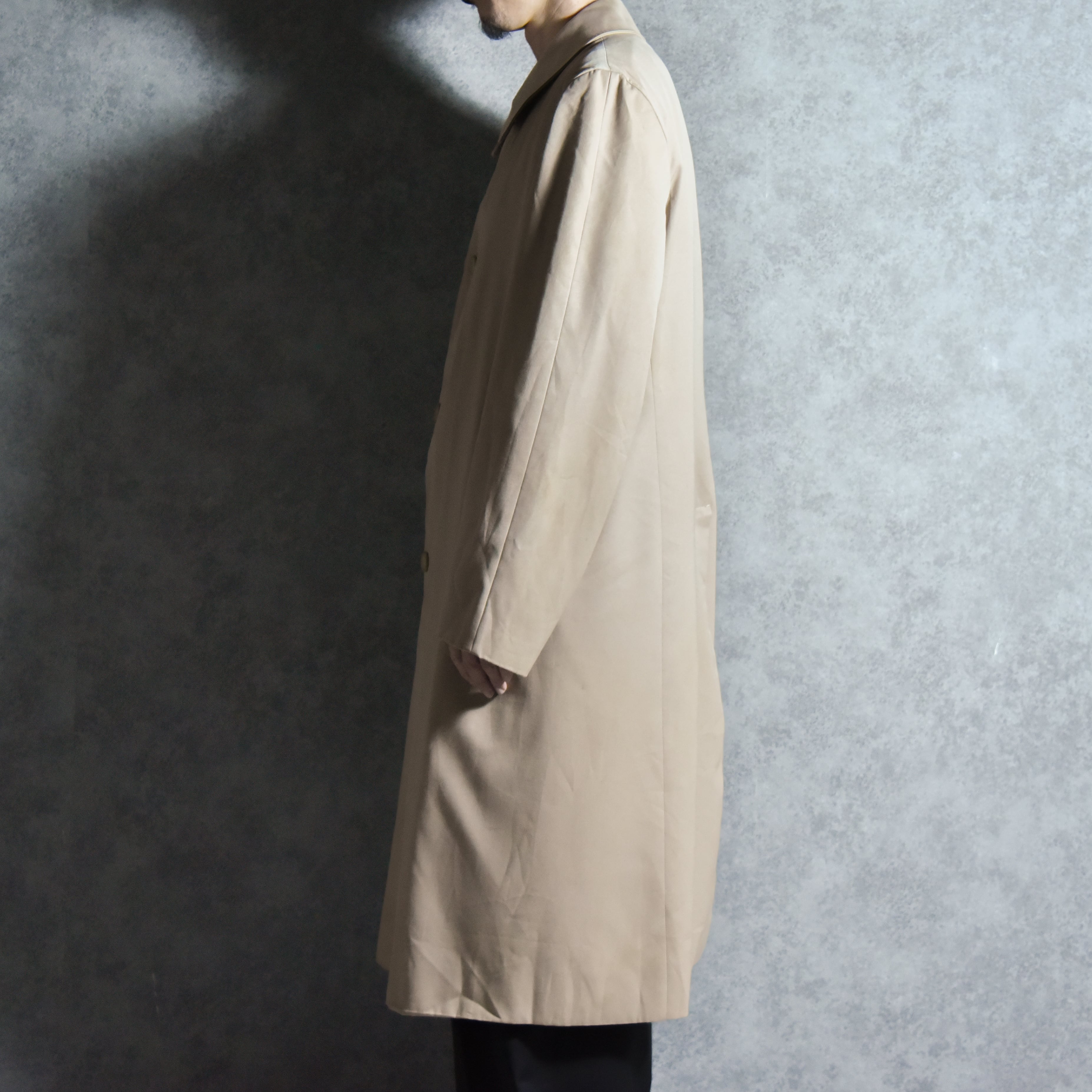 80s Aquascutum Balmacaan Coat Made in Canada アクアスキュータム