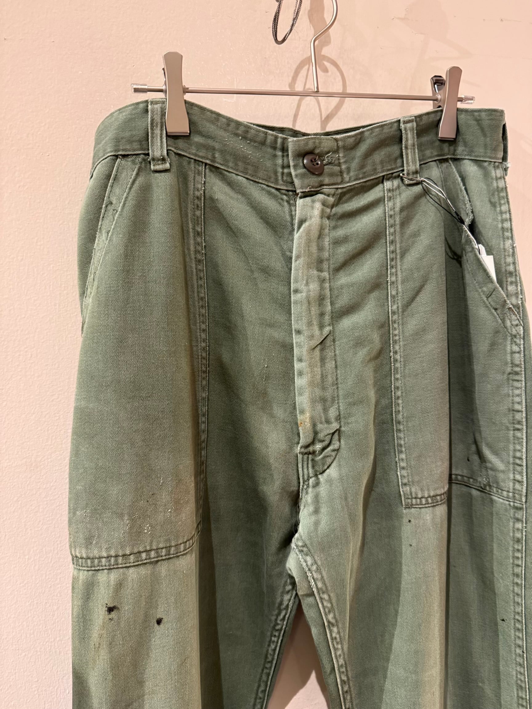 1950's-1970's U.S. ARMY OG-107 ベイカーパンツ コットンサテン