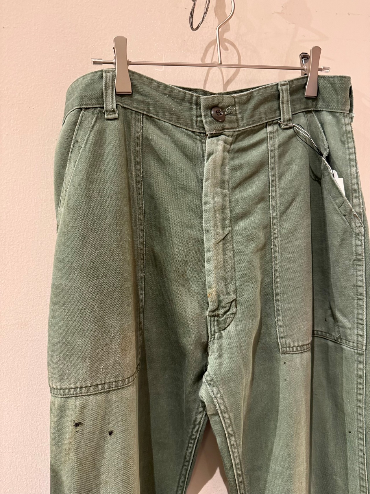 1950's-1970's U.S. ARMY OG-107 ベイカーパンツ コットンサテン