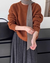 Drop shoulder Knit T20242