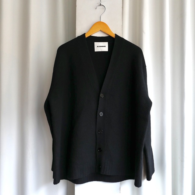 JIL SANDER 24AW MERINO BOILED WOOL CARDIGAN