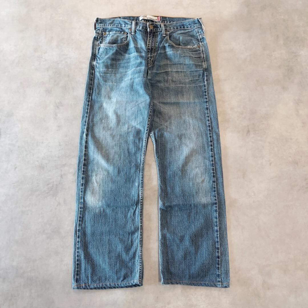 リーバイス569 Levis W32 ブルーデニム 青 ヒゲ 古着 15486 リーバイス569 Levis W32 ブルーデニム 青 ヒゲ 古着 15486 | fuufu