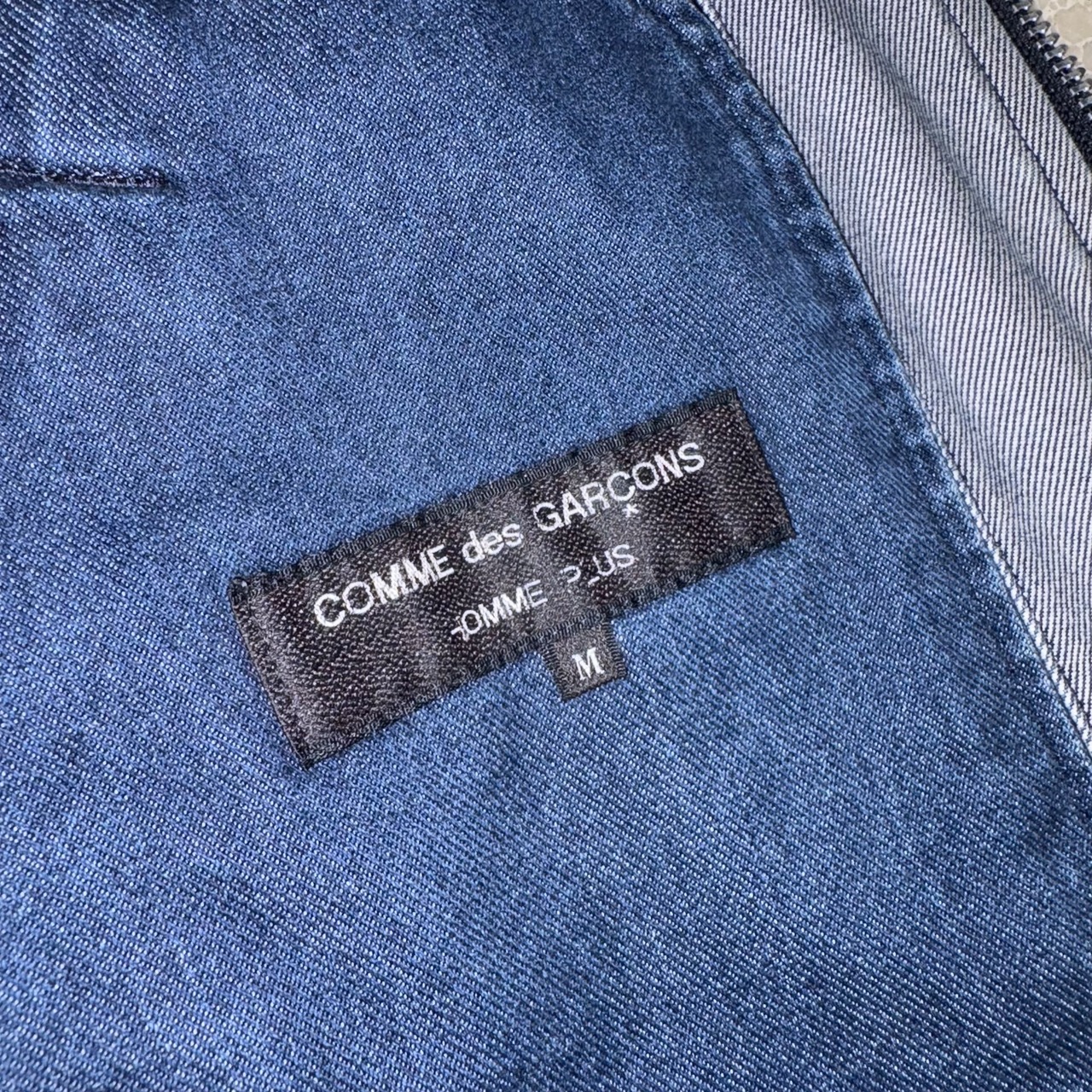 archive AD1991 COMME des GARCONS HOMME PLUS switching denim drizzler jacket
