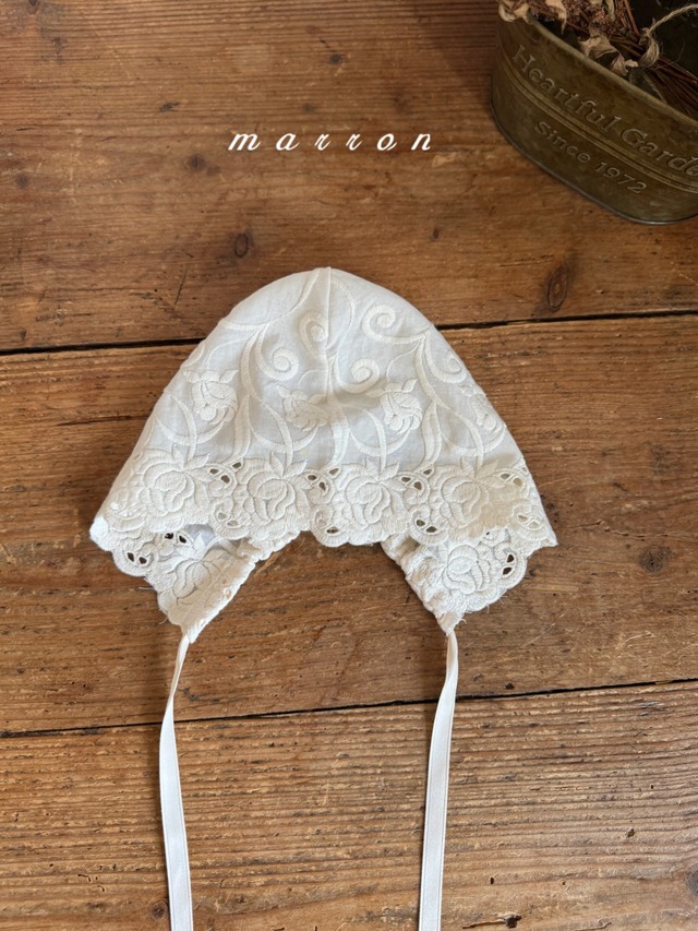 【即納/marron】rose bonnet
