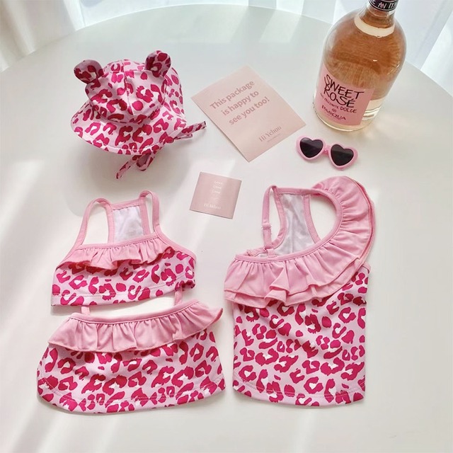 swim wear leopard