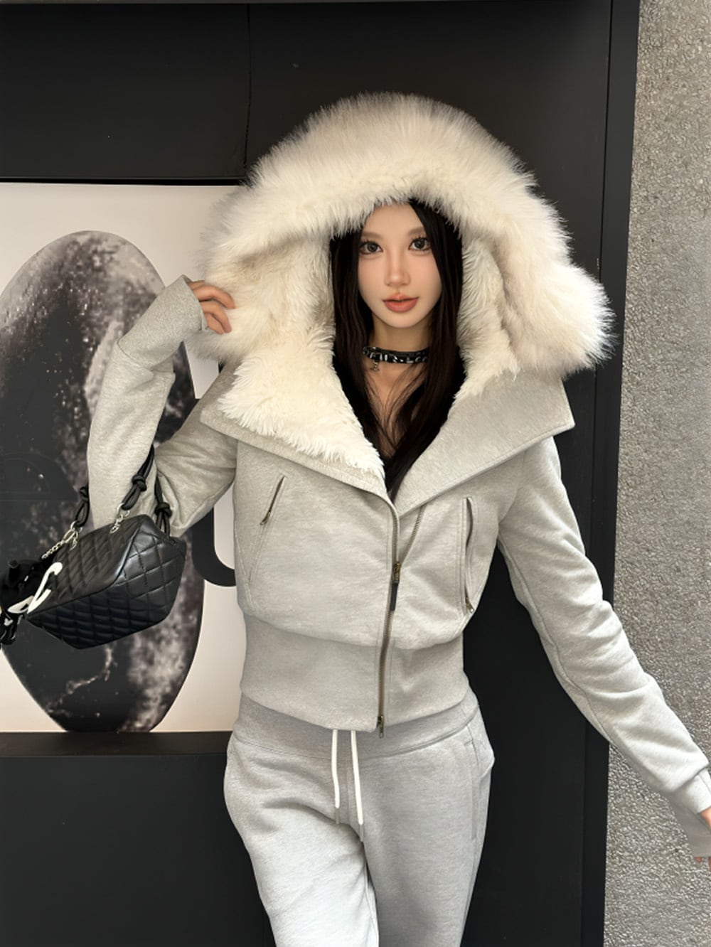 きれいめカジュアル｜ダズリンスタイリングインナーファースウェット