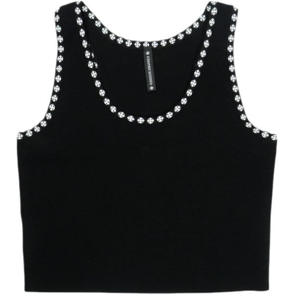 Size【S】 CHROME HEARTS クロム・ハーツ CH PLUS RIB TANK BLACK