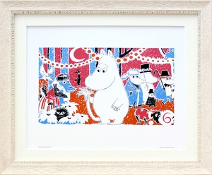 ムーミン 北欧 Putinki「ムーミントロール 6」送料無料 フレーム選択可能 展示用フック付アートポスター 絵画 インテリア アート