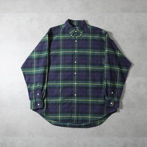 90s Ralph Lauren plaid BIG SHIRT [L] 古着