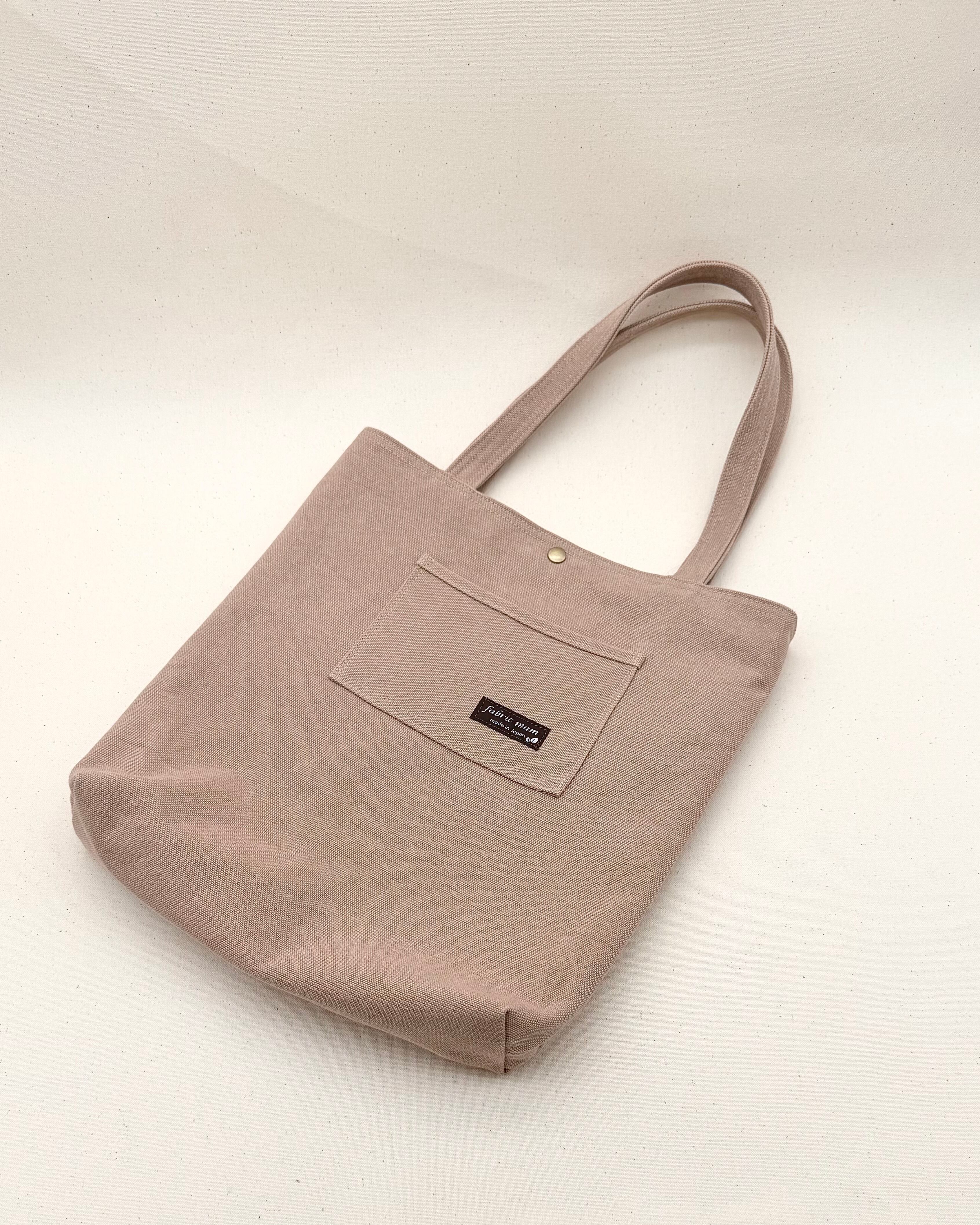 倉敷帆布で仕立てた Everyday Tote（チャコール）｜A4対応・軽くて毎日