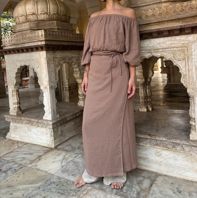 Earth Blend Off-Shoulder Top