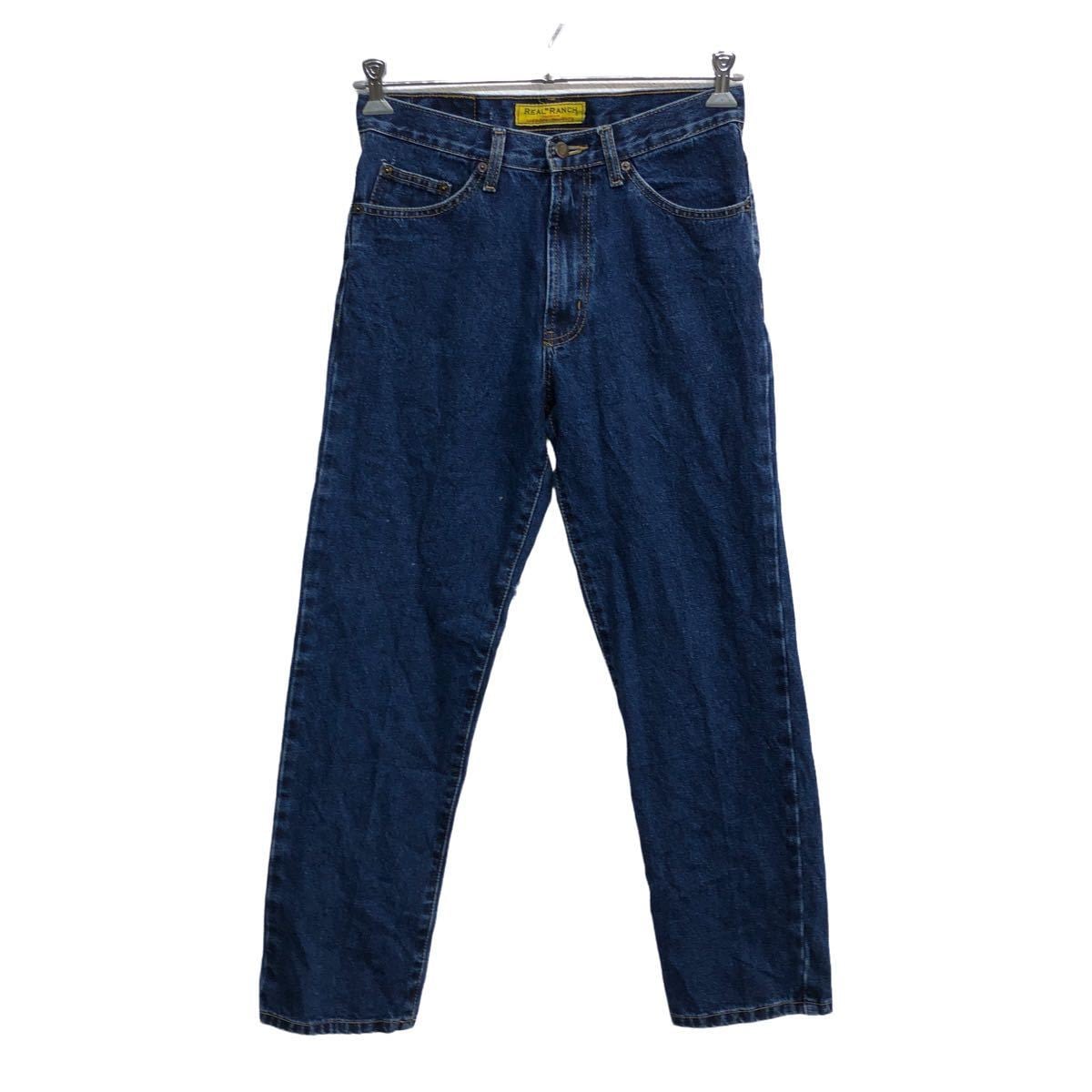REAL RANCH デニムパンツ W30 インディゴ 古着卸 アメリカ仕入 2207-52
