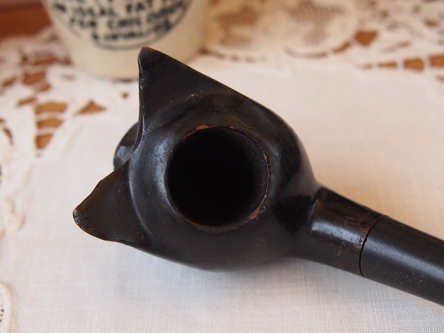 アンティーク　猫のパイプ　BRIAR PIPE