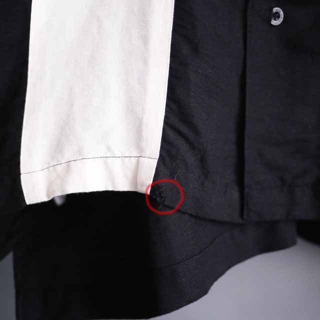 "刺繍" switching embroidery design XXX super big h/s shirt