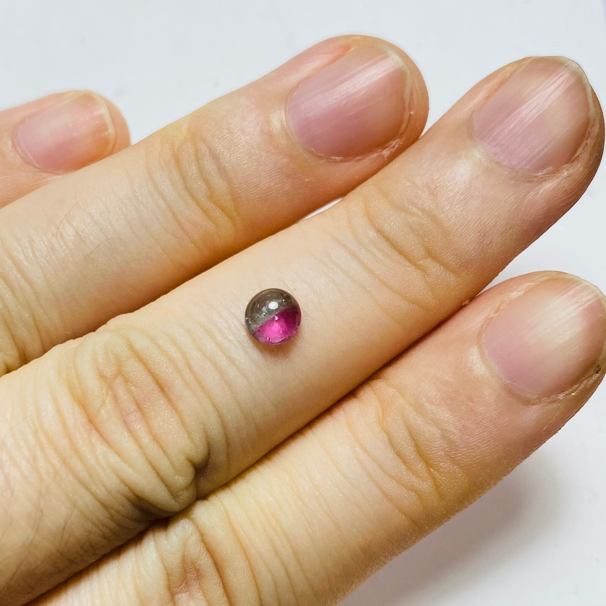 ハッピーてんとう虫みたいなバイカラートルマリン1