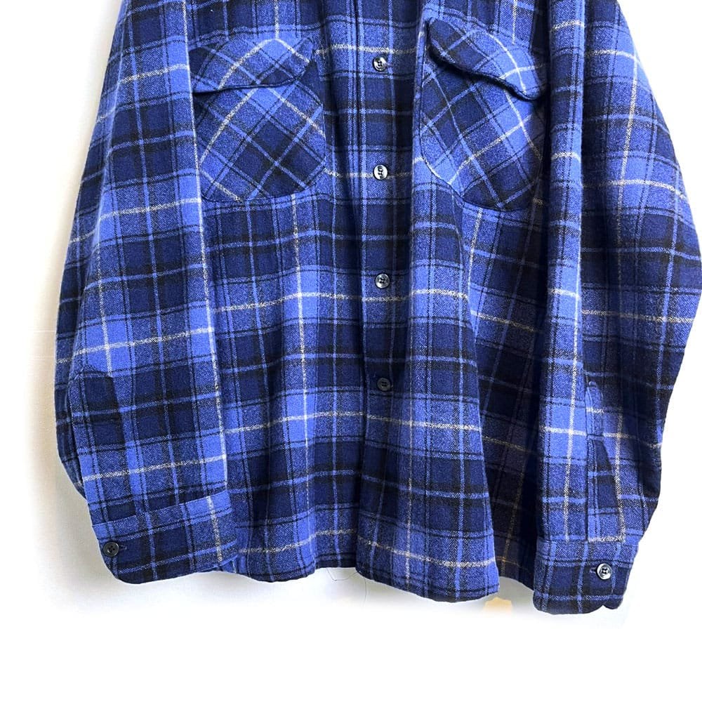 Pendleton [PENDLETON] Vintage Loop Collar Wool Shirt [1970s