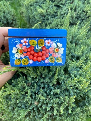 ペトリキフカ・ジュエリーボックス （ホメンコ）12 cm