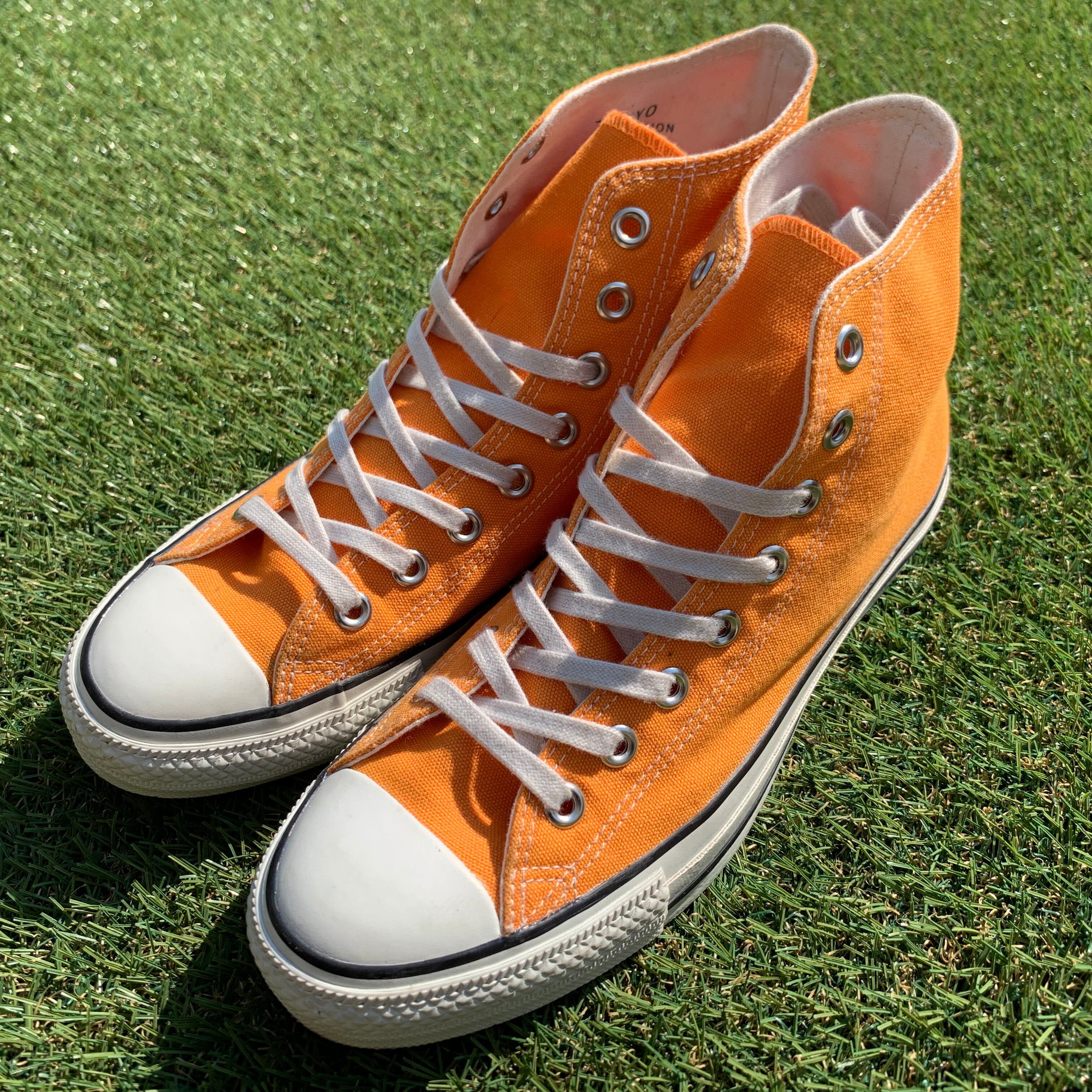 【東京限定】コンバース オールスター オレンジ 1CL048/26.5 東京限定】コンバース オールスター オレンジ 1CL048/26.5