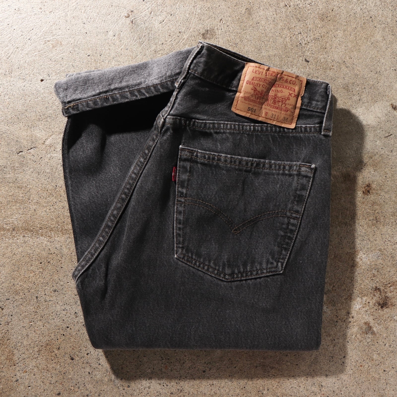 美品 80s Levis リーバイス501 ブラックデニム 米国製  W31